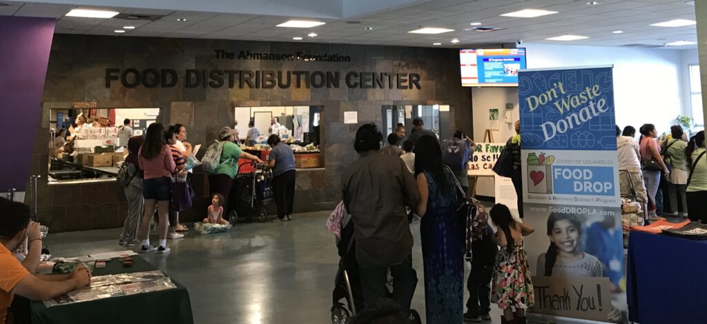 Picture of people attending "MEND- Meet Each Need with Dignity" in Pacoima