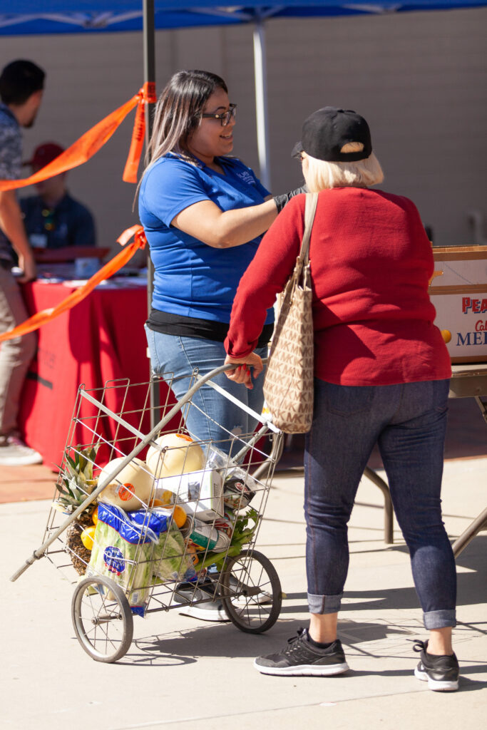 People in Basset Park in La Puente on October 4, 20219