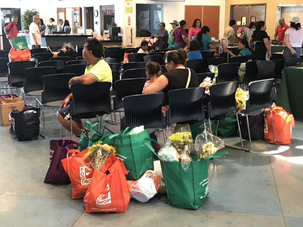 Picture of people attending "MEND- Meet Each Need with Dignity" in Pacoima
