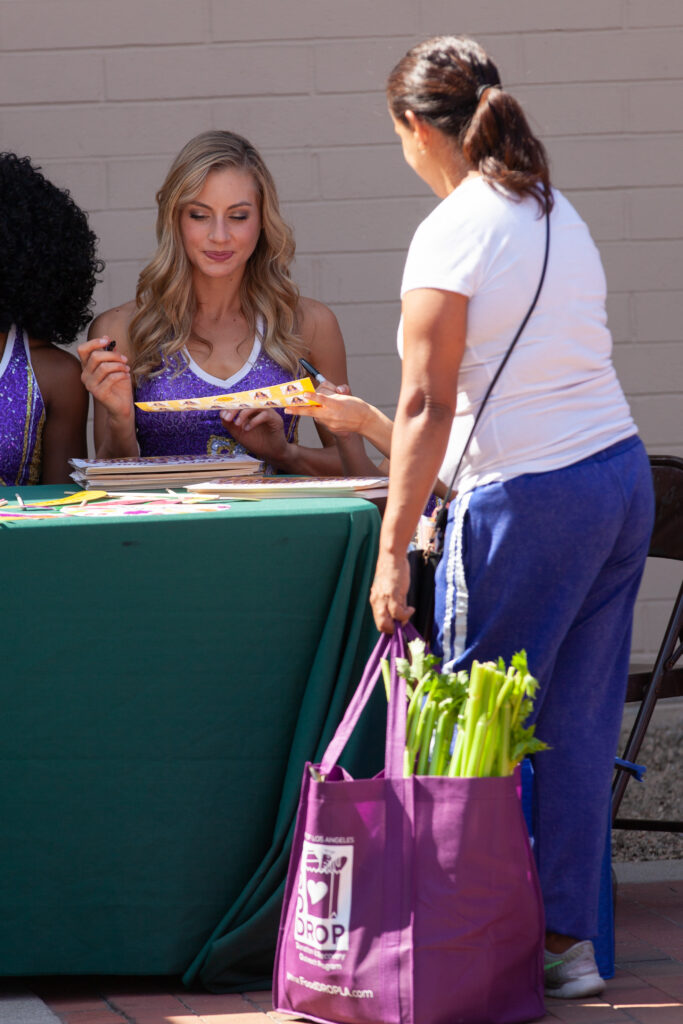 People in Basset Park in La Puente on October 4, 20219