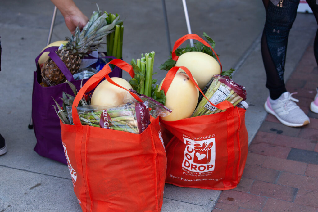 Food in Basset Park in La Puente on October 4, 20219