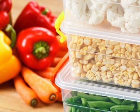 Image of food in storage