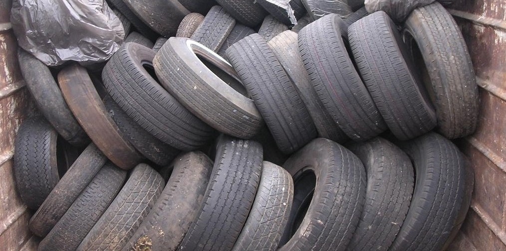 tires in bin