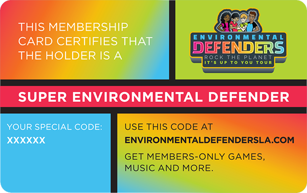 Super Environmental Defender Membership Card
