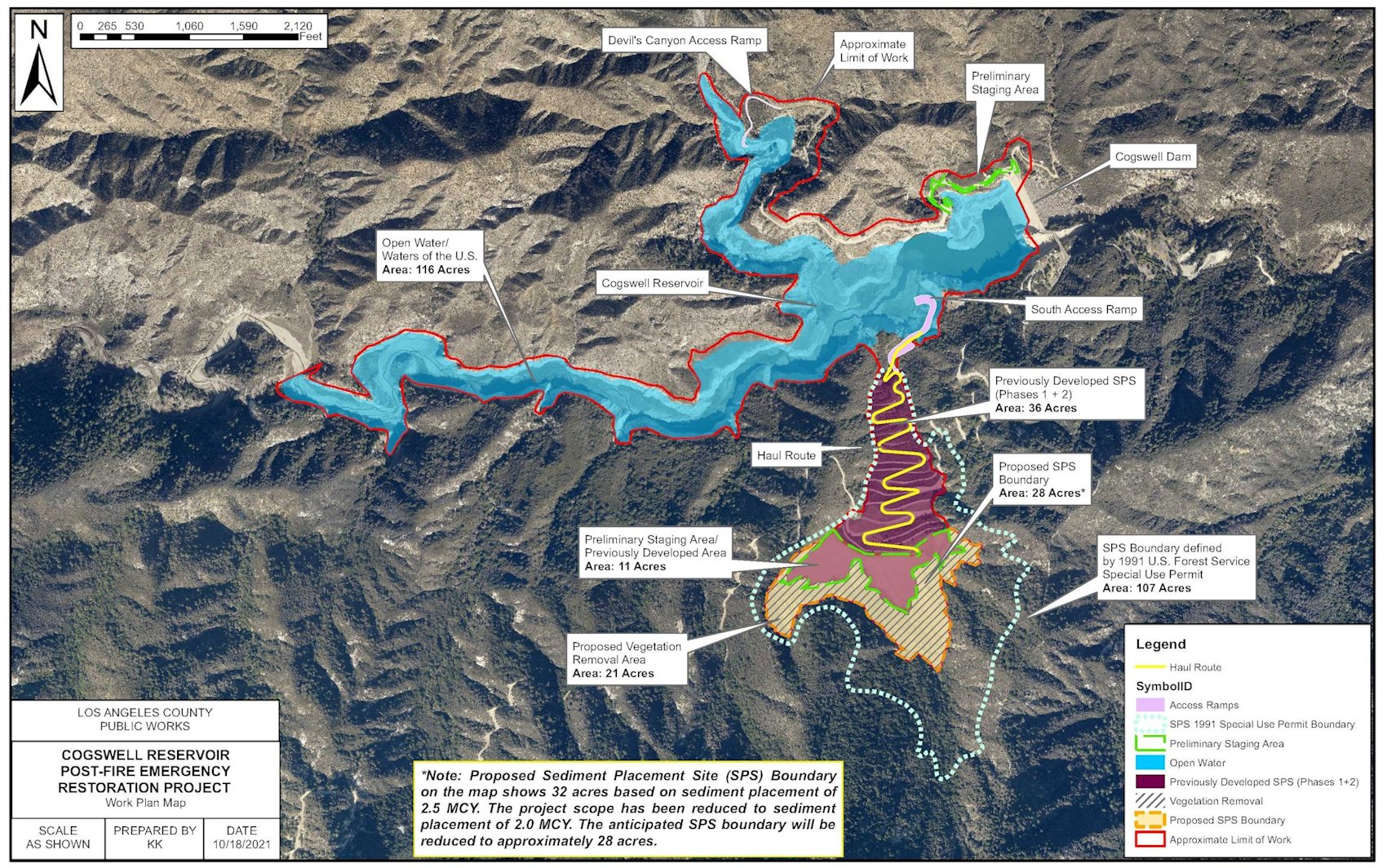 Cogswell Dam Site plan