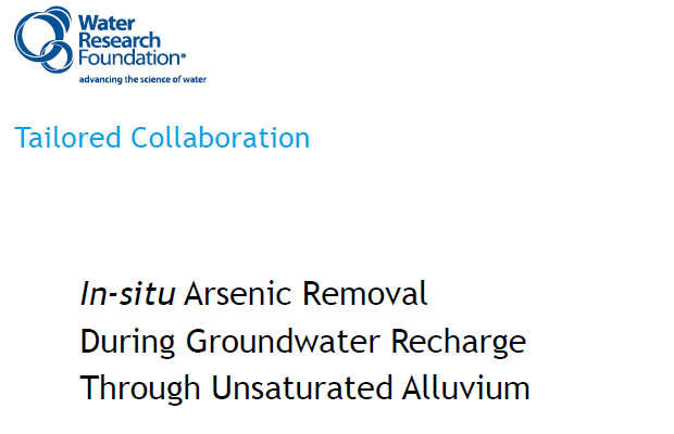 In-situ Arsenic Removal During Groundwater Recharge Through Unsaturated Alluvium