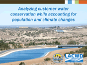 Analyzing Customer Water Conservation while Accounting for Population and Climate Changes
