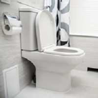 Installing a high-efficiency toilet saves 19 gallons per person per day